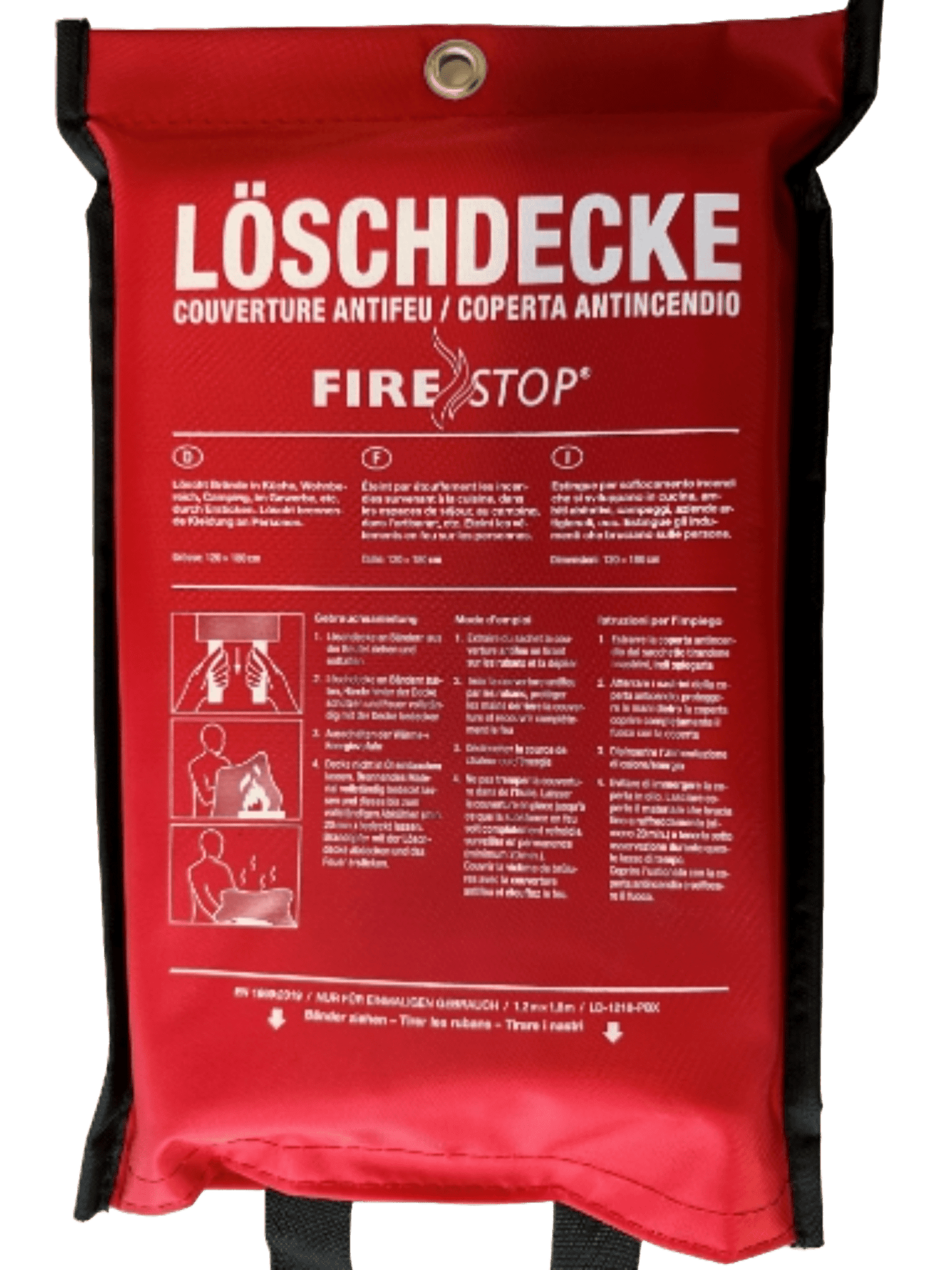 FireStop Feuer Löschdecke 120x180cm