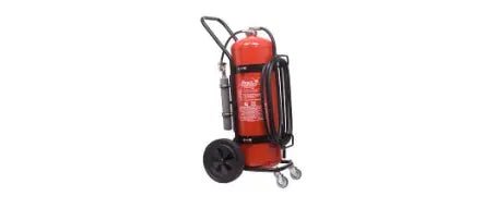 Fahrbarer Pulver-Feuerlöscher - Schweizer Brandschutzshop