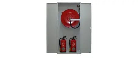 Kombi Löschposten Unterputz mit Platz für 2 Feuerlöscher - Schweizer Brandschutzshop