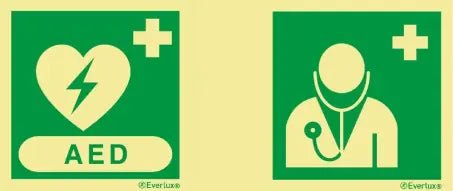 Rettungszeichen Symbole SN EN ISO 7010 215mcd - Schweizer Brandschutzshop