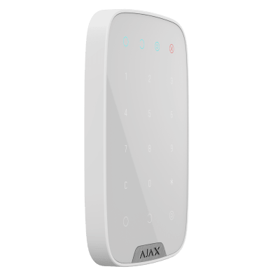 Ajax Funk-Bedienteil - KeyPad mit Sensortastatur weiss