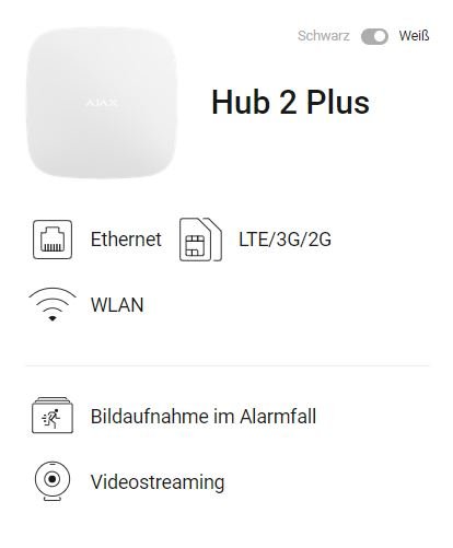 Brandalarmzentrale Hub 2 Plus