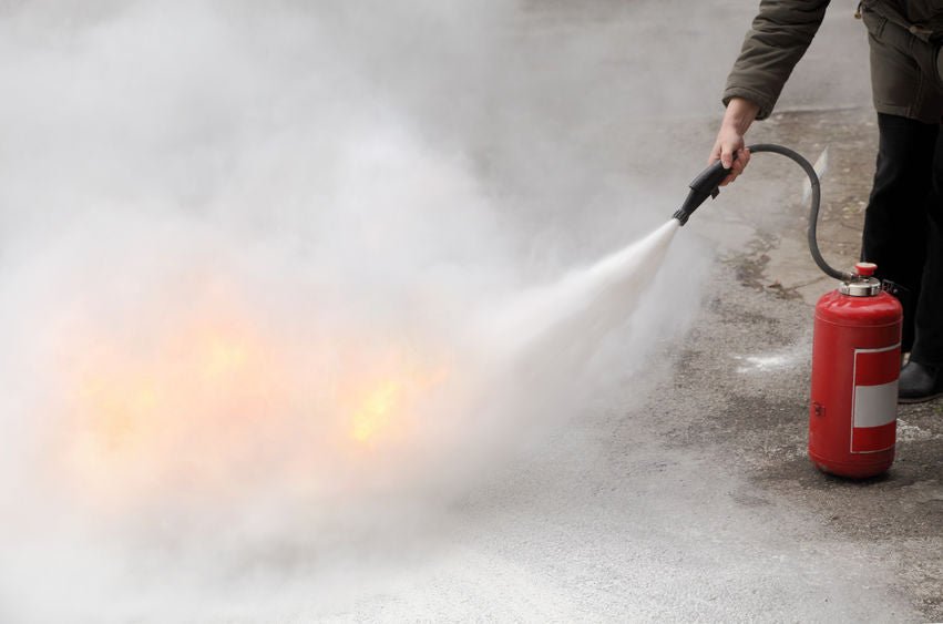 Feuerlöschtraining Modul 4