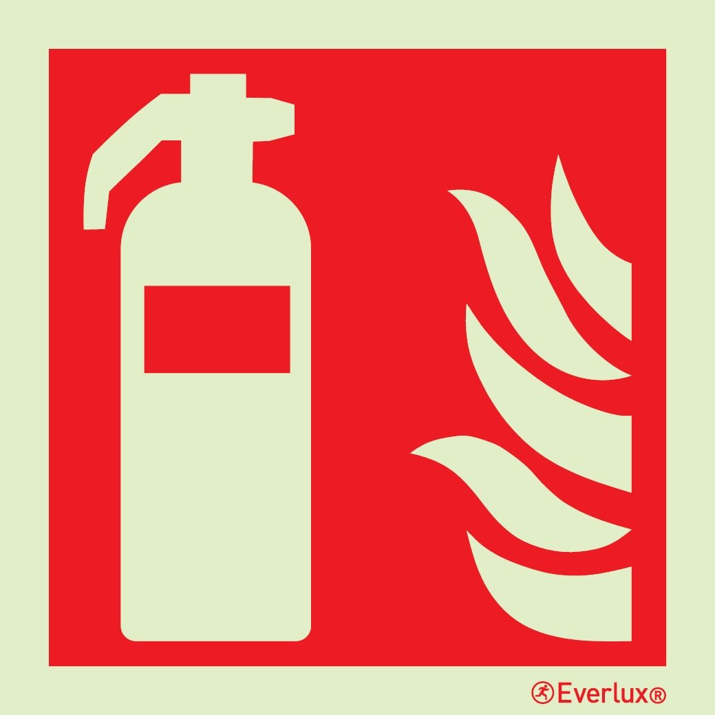 Brandschutzzeichen Feuerlöscher m²