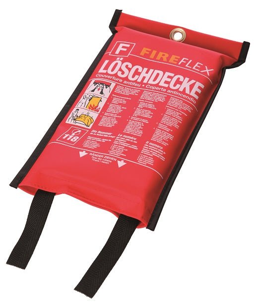 FireFlex Feuer Löschdecke 120x120cm Poly-bag Beutel
