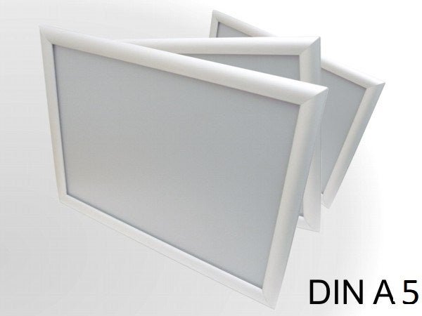 Fluchtplanrahmen Format A5 in Aluminium