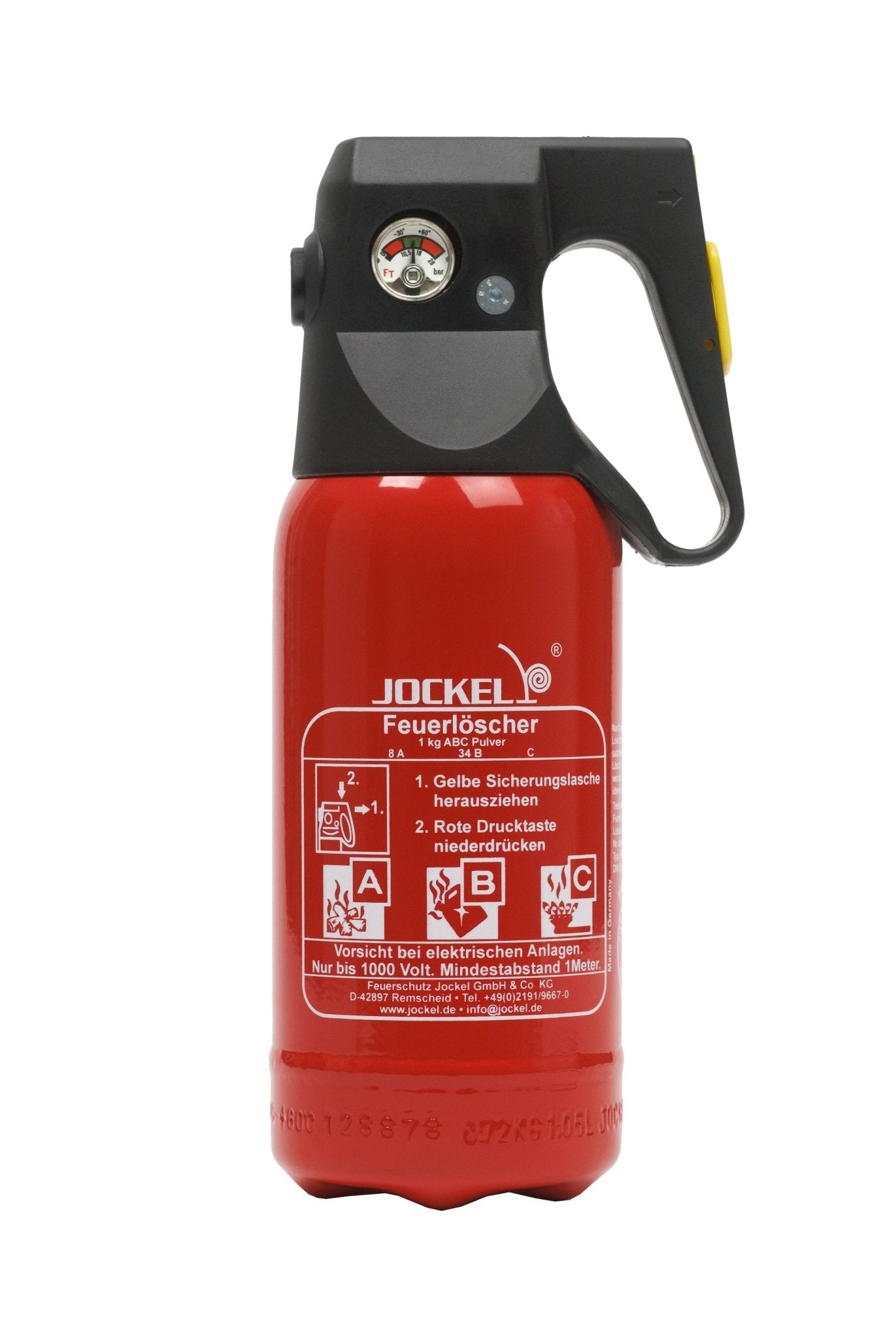 Pulver-Feuerlöscher 1 Kilo PS1 JM
