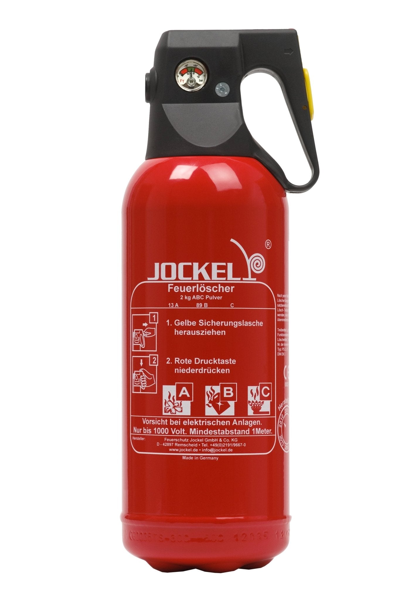 Pulver-Feuerlöscher 2 kg PS2JM13