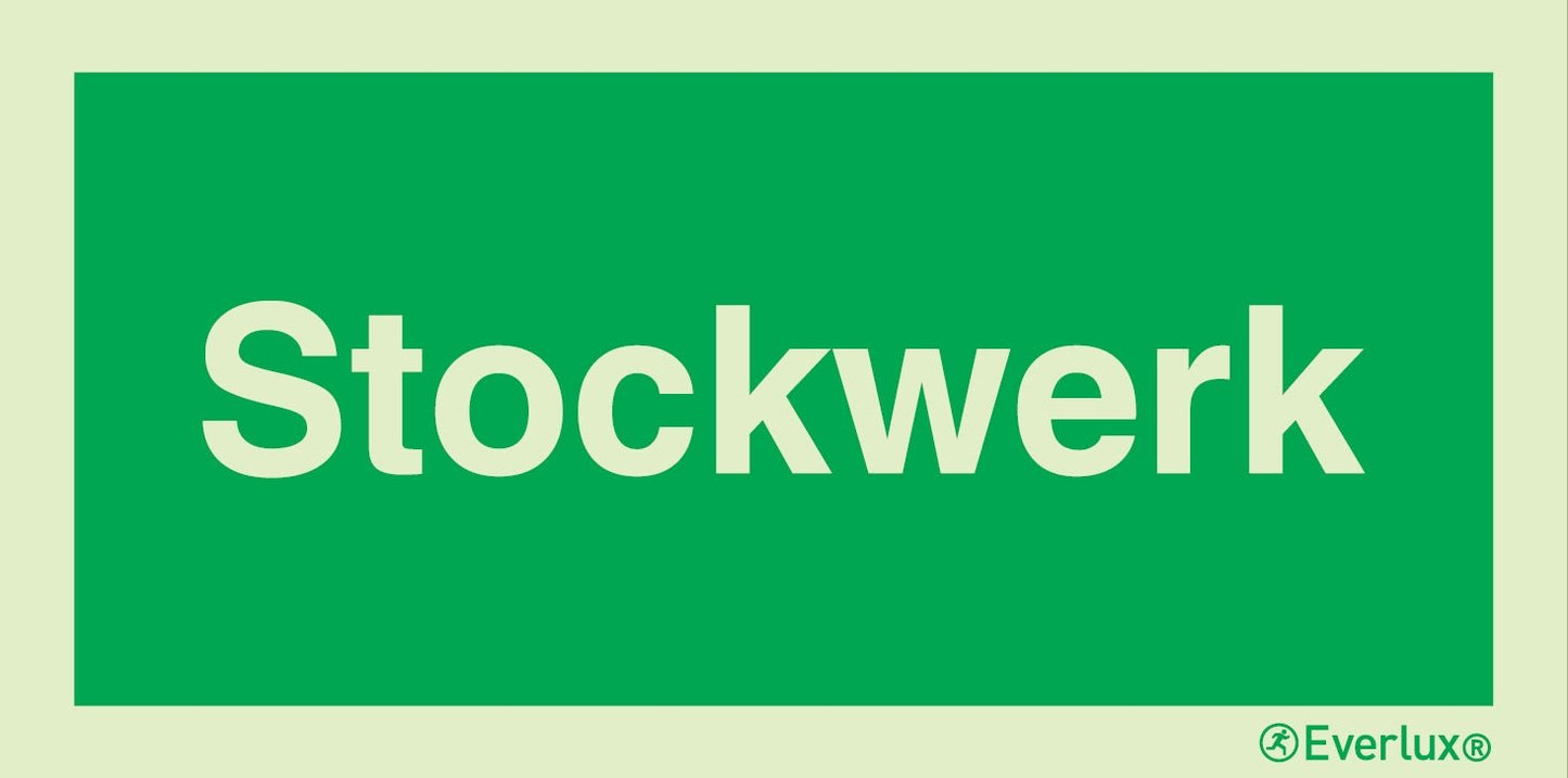 Rettungszeichen mit Text