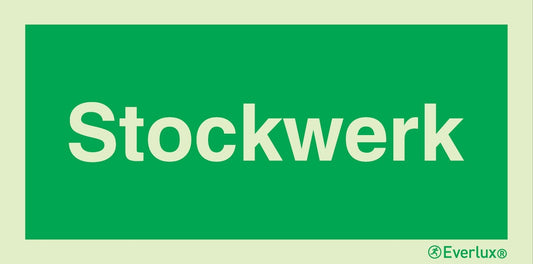 Rettungszeichen mit Text