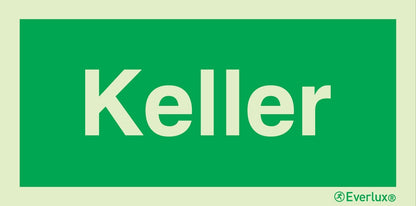 Rettungszeichen mit Text