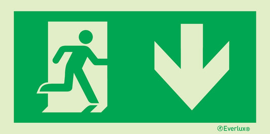 Rettungszeichen Notausgang m²
