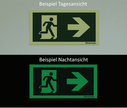 Rettungszeichen Richtungspfeil gerade