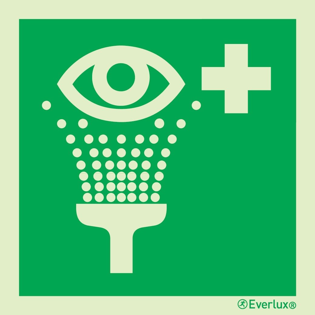Rettungszeichen Symbole Augenspühleinrichtung m²