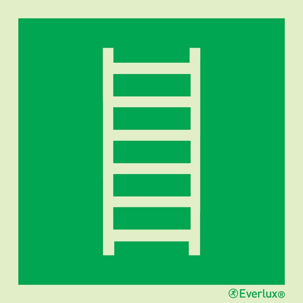 Rettungszeichen Symbole Rettungsleiter m²