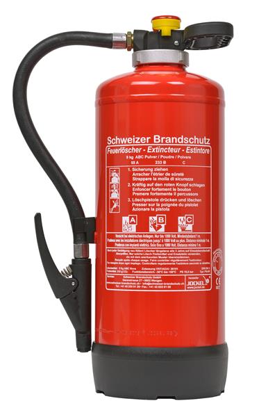 Übungs-Feuerlöscher Pulver 6-9-12kg.